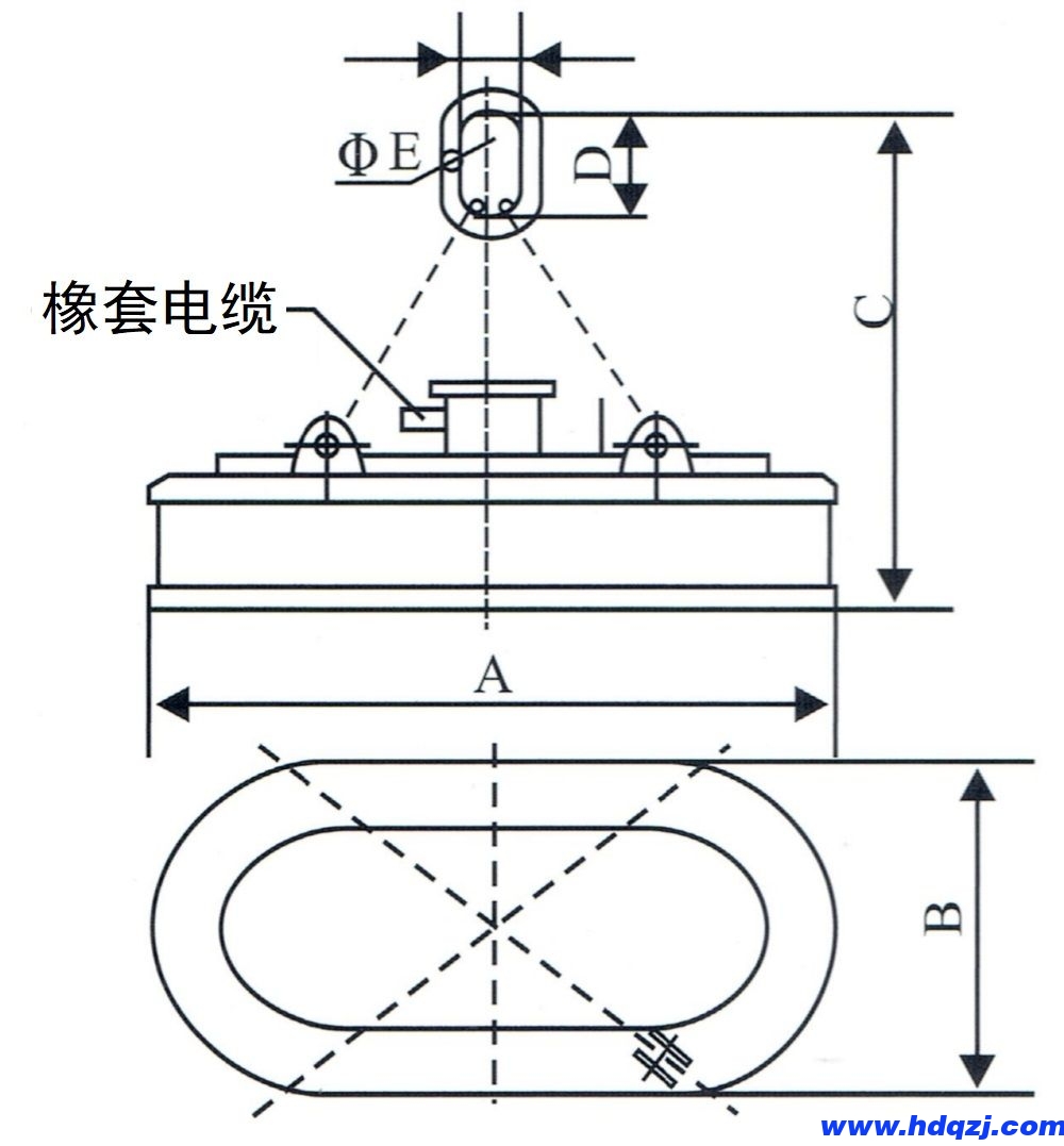 MW61系列椭圆形电磁吸盘外形尺寸图.jpg