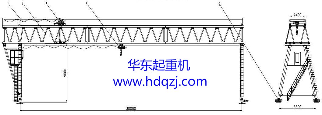 提梁机尺寸图纸